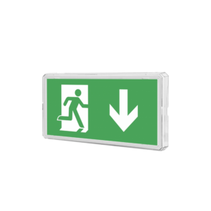 Helm Exit Sign EMG 1W 1h IP65 ST Wall