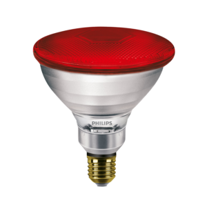 PAR38 IR 100W E27 230V  1CT/12 Red light