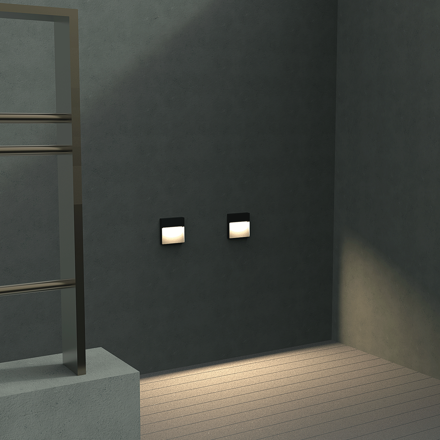 Chara Square 750lm 830 9W Dark Grey - Bilde 2