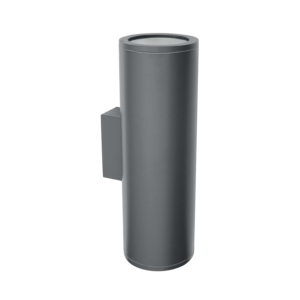 Tube Wall Up&Down 2x2750lm 830 45° 39W IP65 Ø155x250mm D.GR