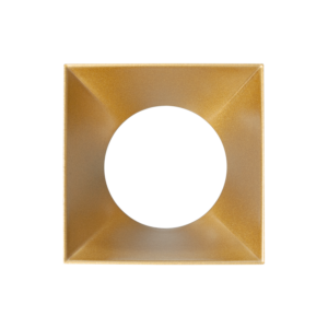 Kappa Rise Front Ring Gold