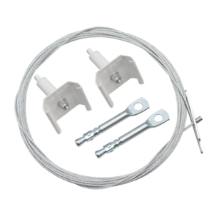 Wirekit 8m complete w/snap-on for Global Pro/Pulse 10pk WH