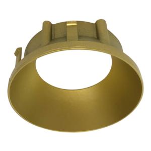 Kappa Round Front Ring Gold