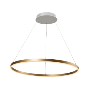 Halo Pendant 5000lm 830 120° 43W Gold/White Phasecut Ø120cm