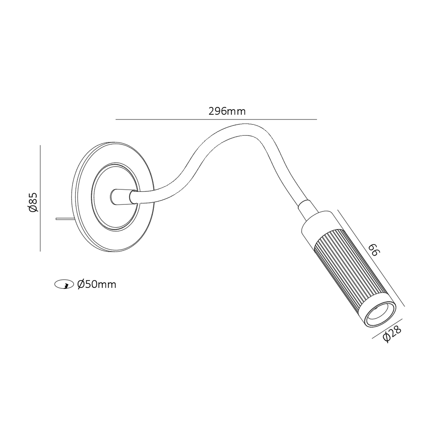 Giulio G2 4W 3000K recessed flexible copper/antique brass - Bilde 5