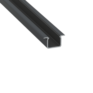 Profile Type U recessed  BK 2,02m inc/end caps