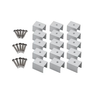 Neon Flex Mounting clips 15pcs pr bag - 1 bag pr 5m.