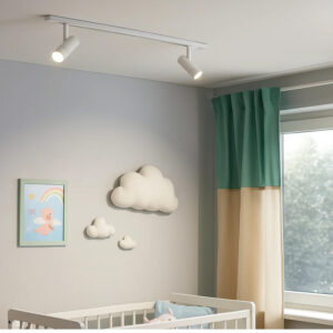 Cylinder 60 Spotskinnepakke X2, 1M, Dim-to-Warm, hvit