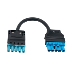 Wago 5P DALI 1.5 Male/ 18i5 DALI Female 0,2m BK/BL