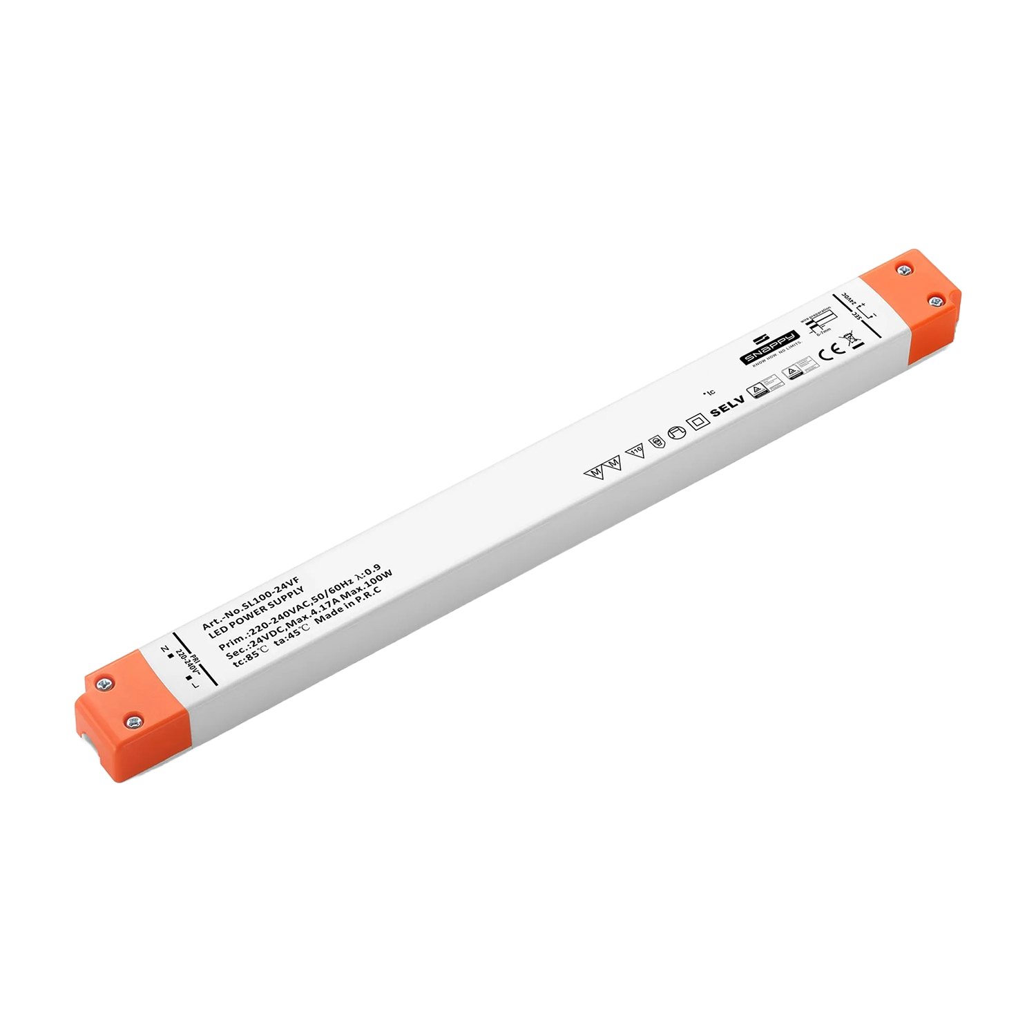 LED-strip + driver (ikke dimbar) 28,8W/m, 3m - Bilde 3