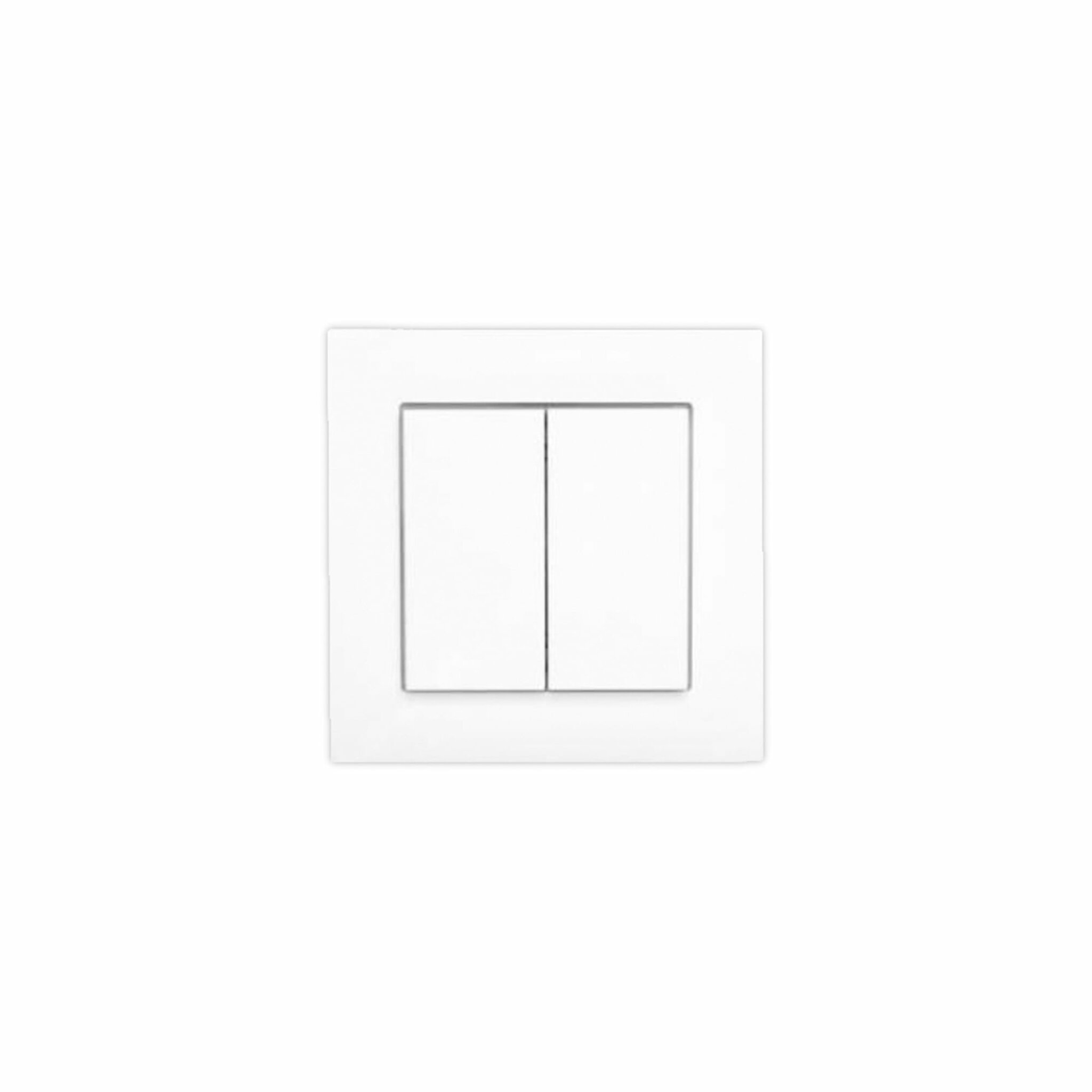 CBU Switch 55 White glossy matt 2-way rocker 4 channel
