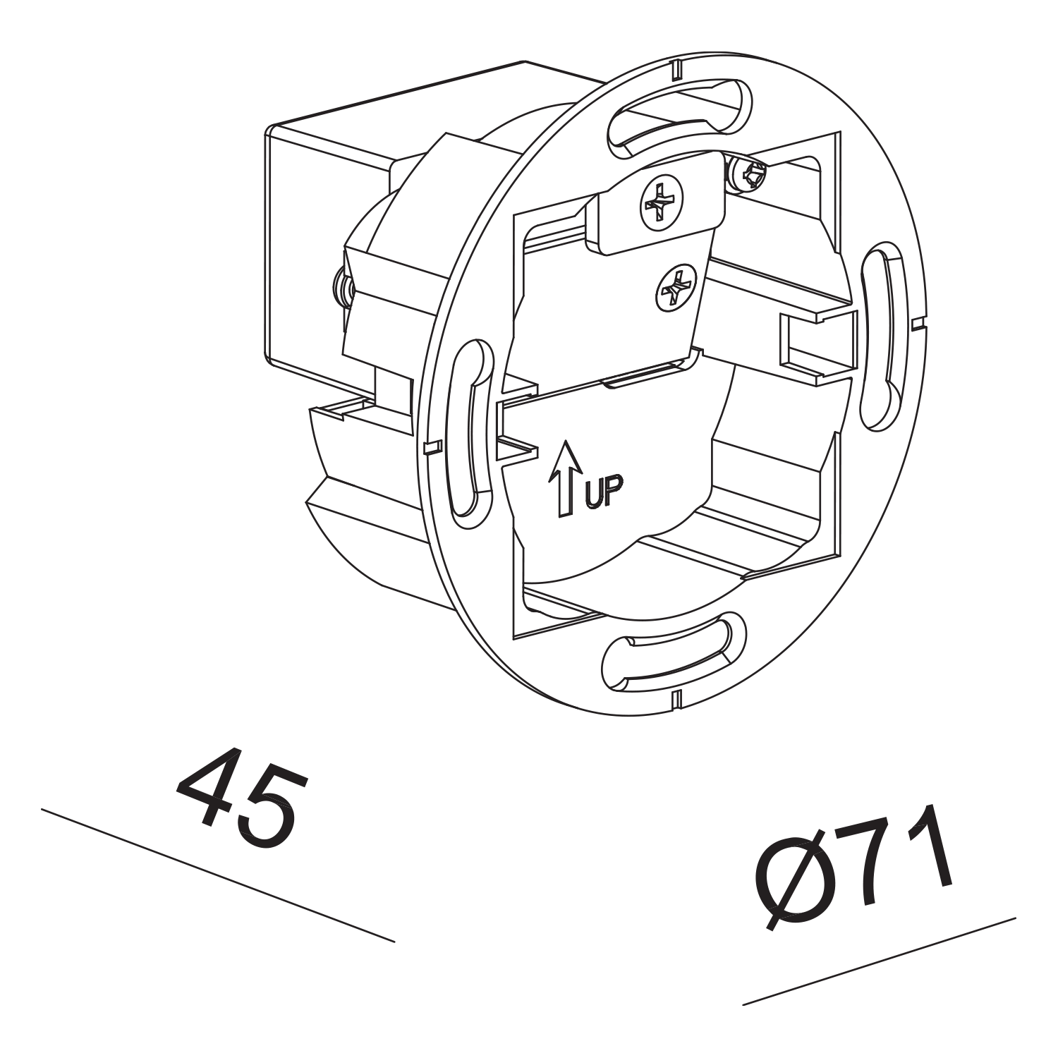 Adelina 1,8W 200mA 2700/3000/4000K D2W WH - Bilde 9